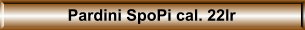Pardini SpoPi cal. 22lr