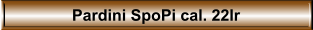 Pardini SpoPi cal. 22lr