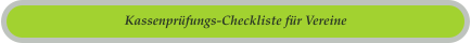 Kassenprfungs-Checkliste fr Vereine