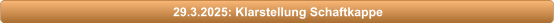 29.3.2025: Klarstellung Schaftkappe